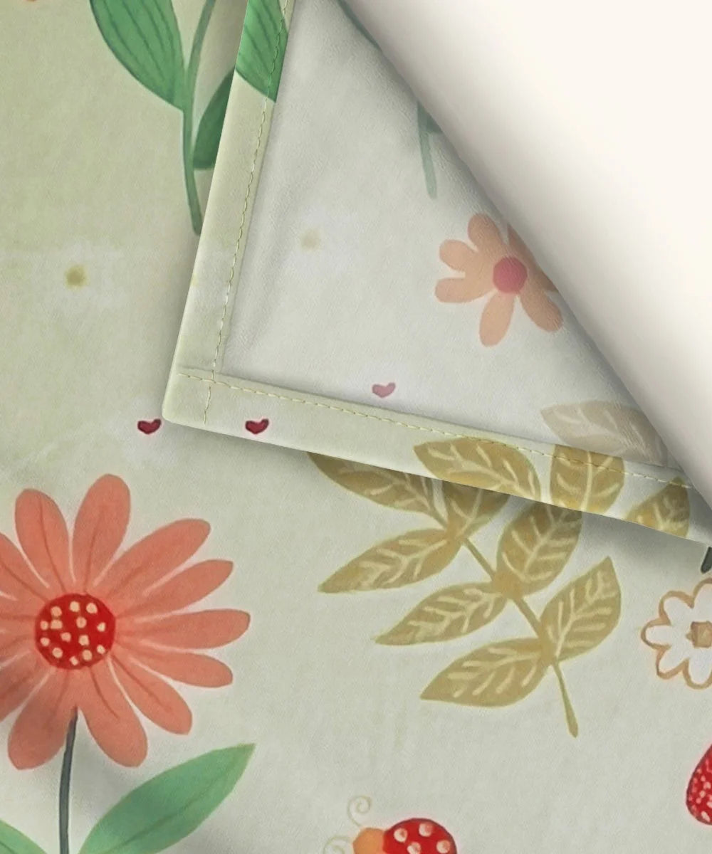 Sunny MeadowKing Size Bedsheet With 2 Pillow Cover