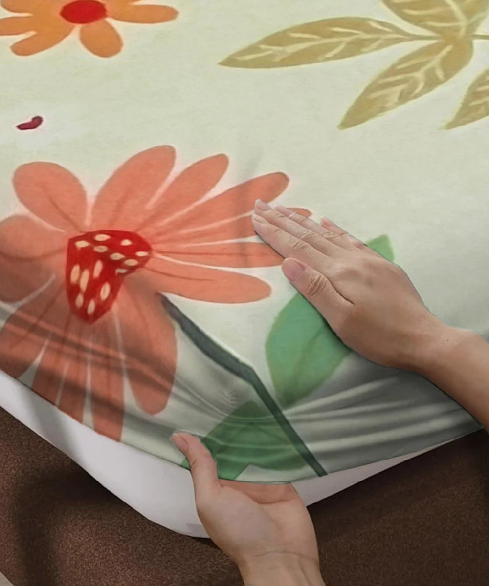 Sunny MeadowKing Size Bedsheet With 2 Pillow Cover