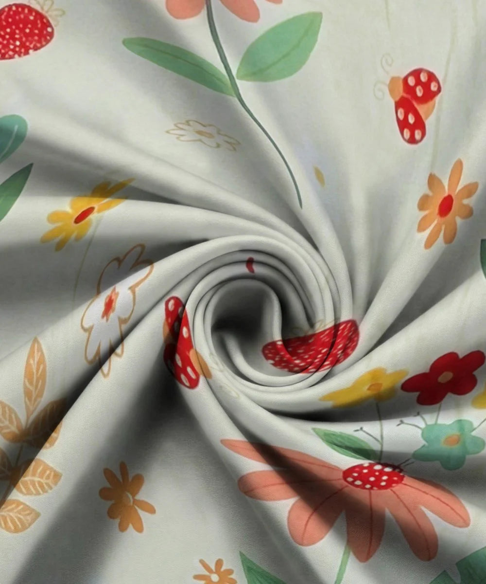 Sunny MeadowKing Size Bedsheet With 2 Pillow Cover