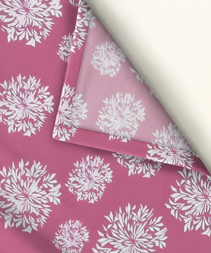 pink floral bedsheet 