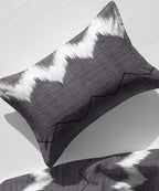 Midnight Wave Flat Bedsheet With Pillow Covers