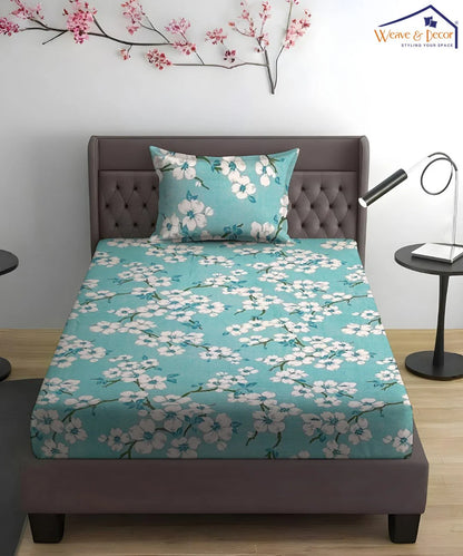 Morning Dew Flat Bedsheet With Pillow Covers