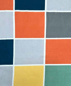 Multicolor Checks Flat Bedsheet With Pillow Cover