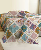Pretty Floral King Size Bedsheet With 2 Pillow Cover