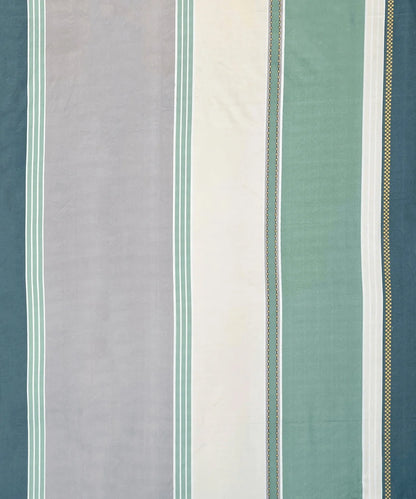Green Lines Single Bedsheet With 1 Pillow Cover