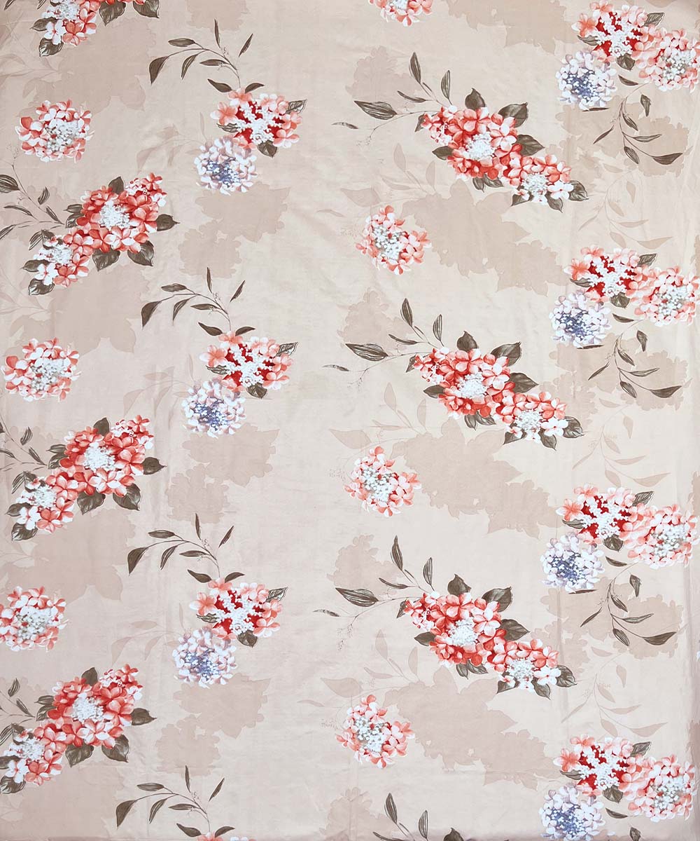 Blossom Dew Dreams Flat Double Bedsheet With 2 Pillow Covers