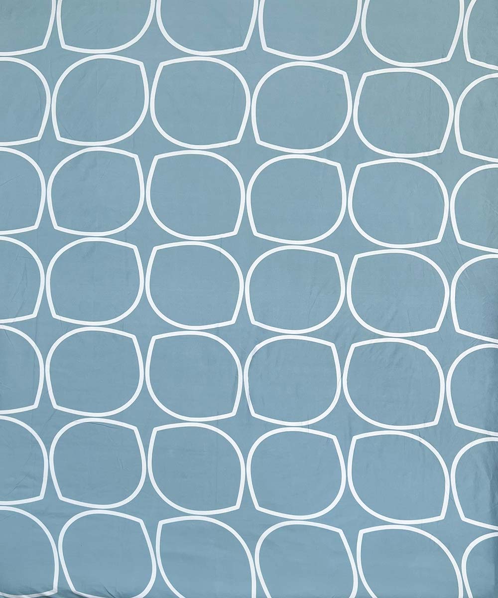 Abstract Super King Fitted Bedsheet With 2 Pillow Covers