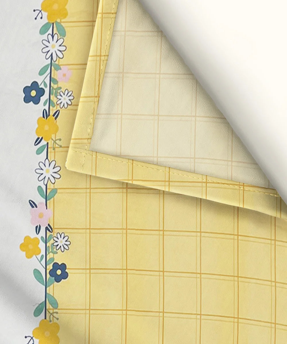 Flower in Sun Single Bedsheet With 1 Pillow Cover
