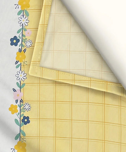 Flower in Sun Single Bedsheet With 1 Pillow Cover