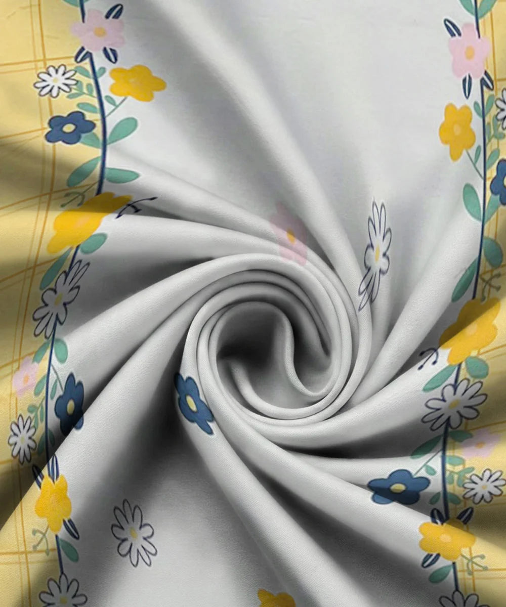 Flower in Sun Single Bedsheet With 1 Pillow Cover