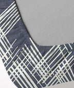 Lines Flat Double Bedsheet With 2 Pillow Cover