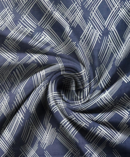 Lines Flat Double Bedsheet With 2 Pillow Cover