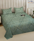 Lines King Size Bedsheet With 2 Pillow Cover