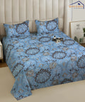Ethnic Print Bedsheet With Pillow Covers