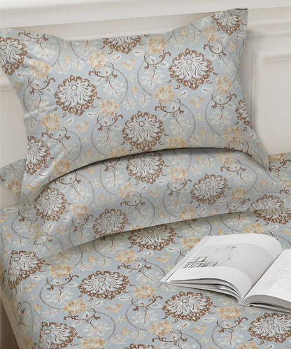 Ethnic Print Bedsheet With Pillow Covers