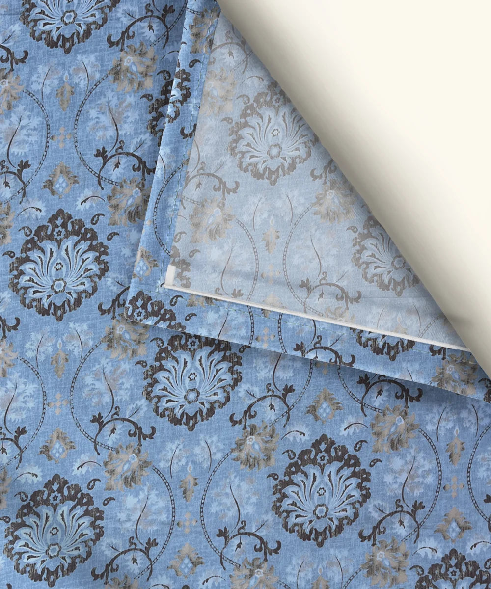 Ethnic Print Single Bedsheet With 1 Pillow Cover
