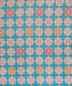 Moroccan Mosaic Flat Double Bedsheet With 2 Coordinate Pillow Covers