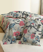Orchard Elegance Bedsheet With Pillow Covers