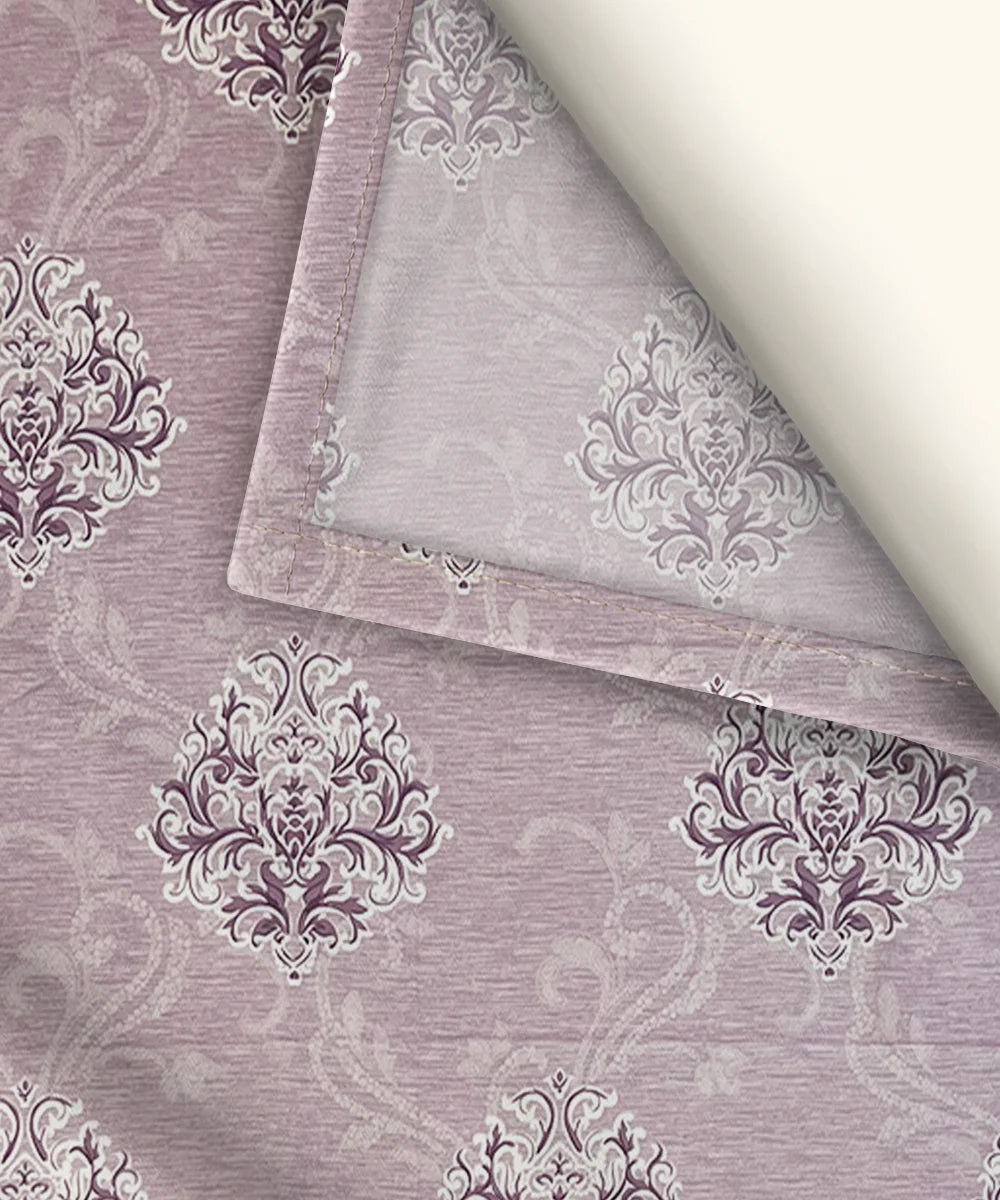 Baroque Blossom Flat Bedsheet With Pillow Covers