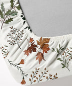 Autumn Breeze Flat Bedsheet With Pillow Covers