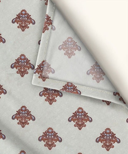 Ivory Royal Charm Bedsheet With Pillow Covers
