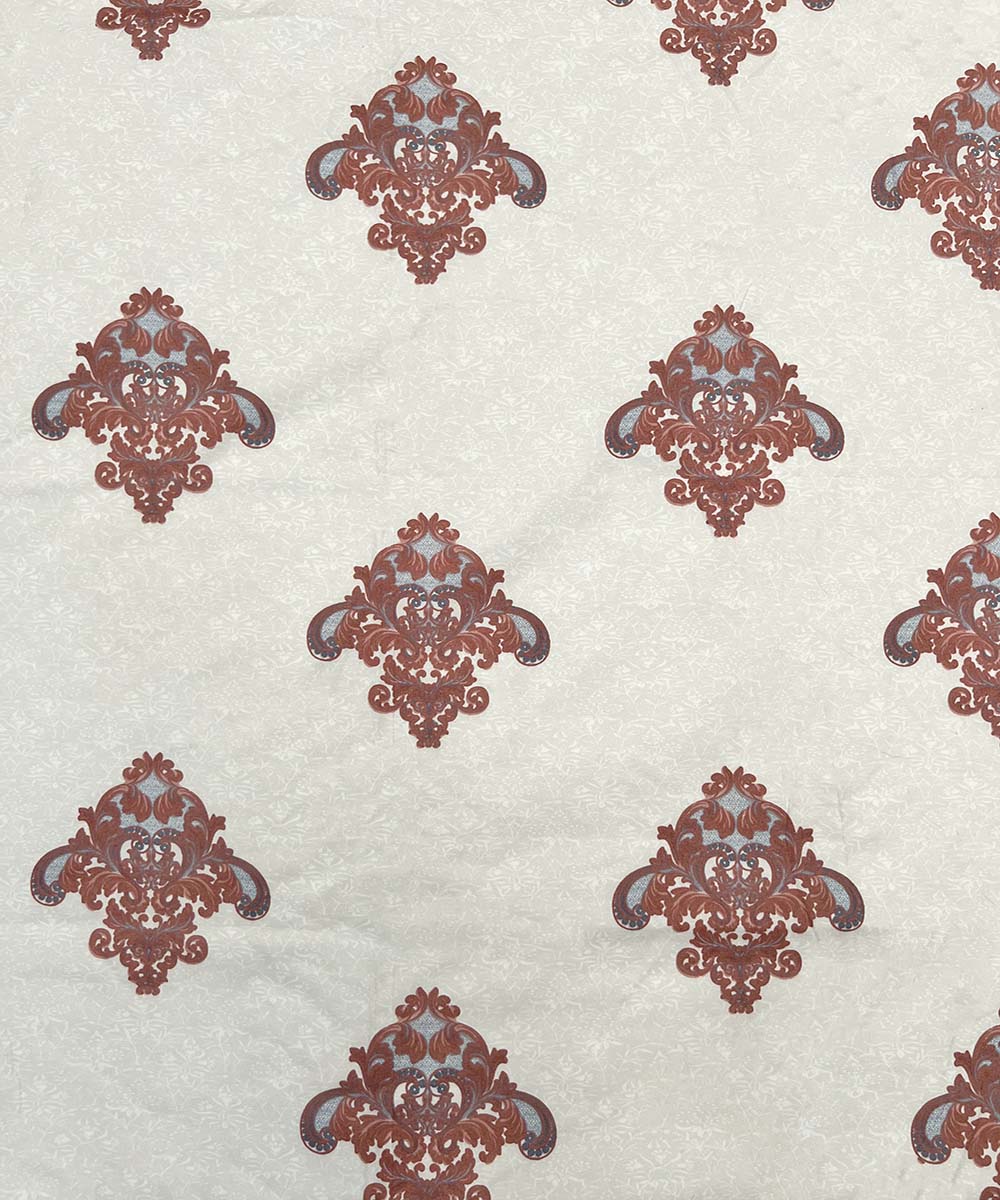 Ivory Royal Charm Bedsheet With Pillow Covers