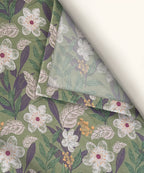 Garden Whisper Flat Double Bedsheet With 2 Pillow Covers