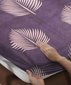 Twilight leaves Single Bedsheet With 1 Pillow Cover