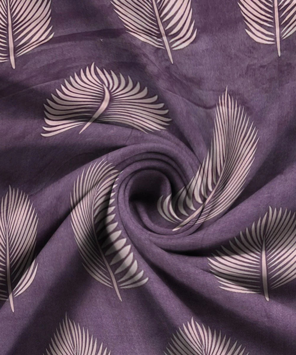 Twilight Leaves Flat Double Bedsheet With 2 Pillow Covers