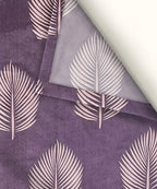 Twilight Leaves Flat Double Bedsheet With 2 Pillow Covers