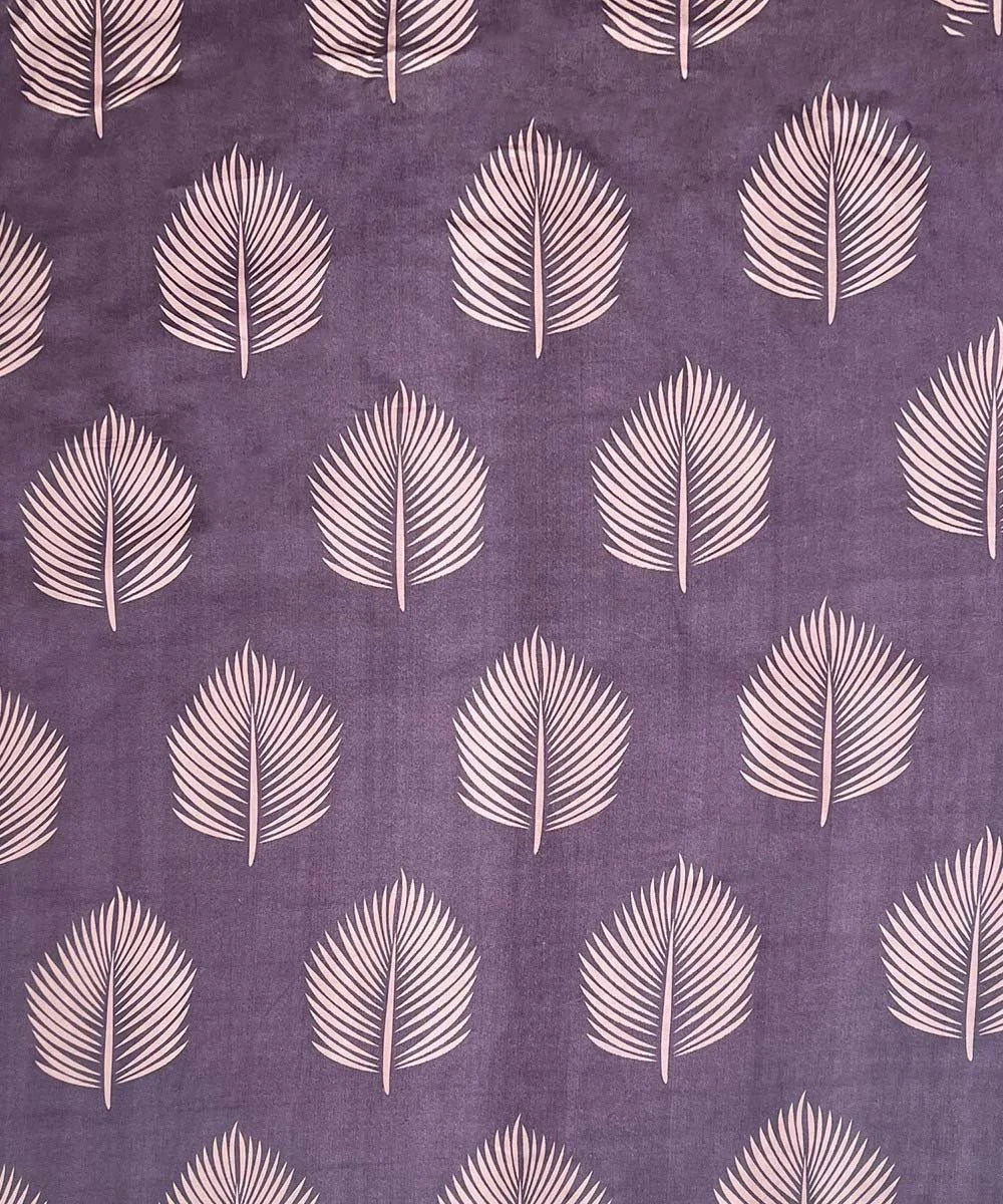 Twilight Leaves Flat Double Bedsheet With 2 Pillow Covers