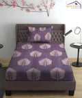 Twilight leaves Single Bedsheet With 1 Pillow Cover