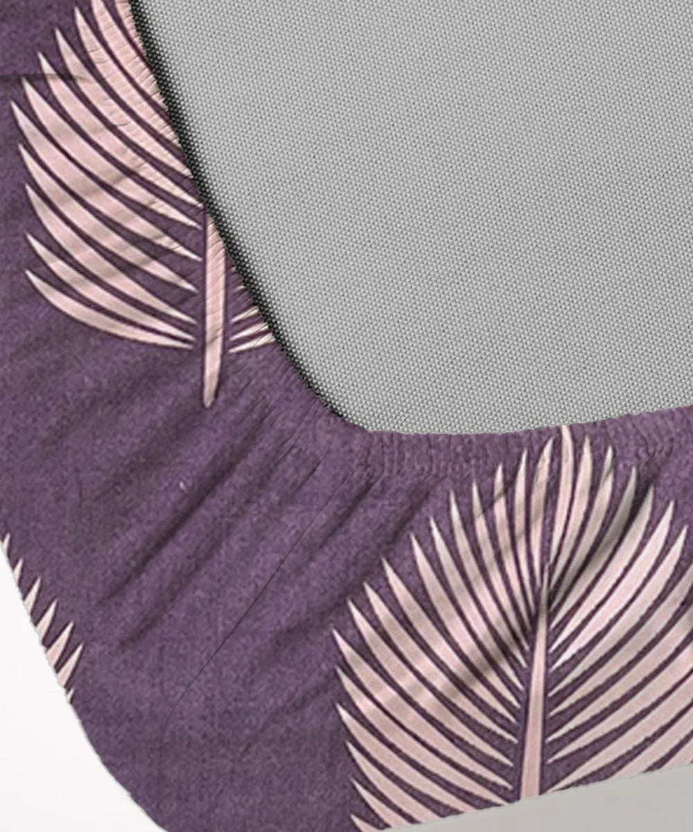 Twilight leaves Single Bedsheet With 1 Pillow Cover