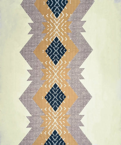 Ethnic Pattern Flat Bedsheet With Pillow Covers