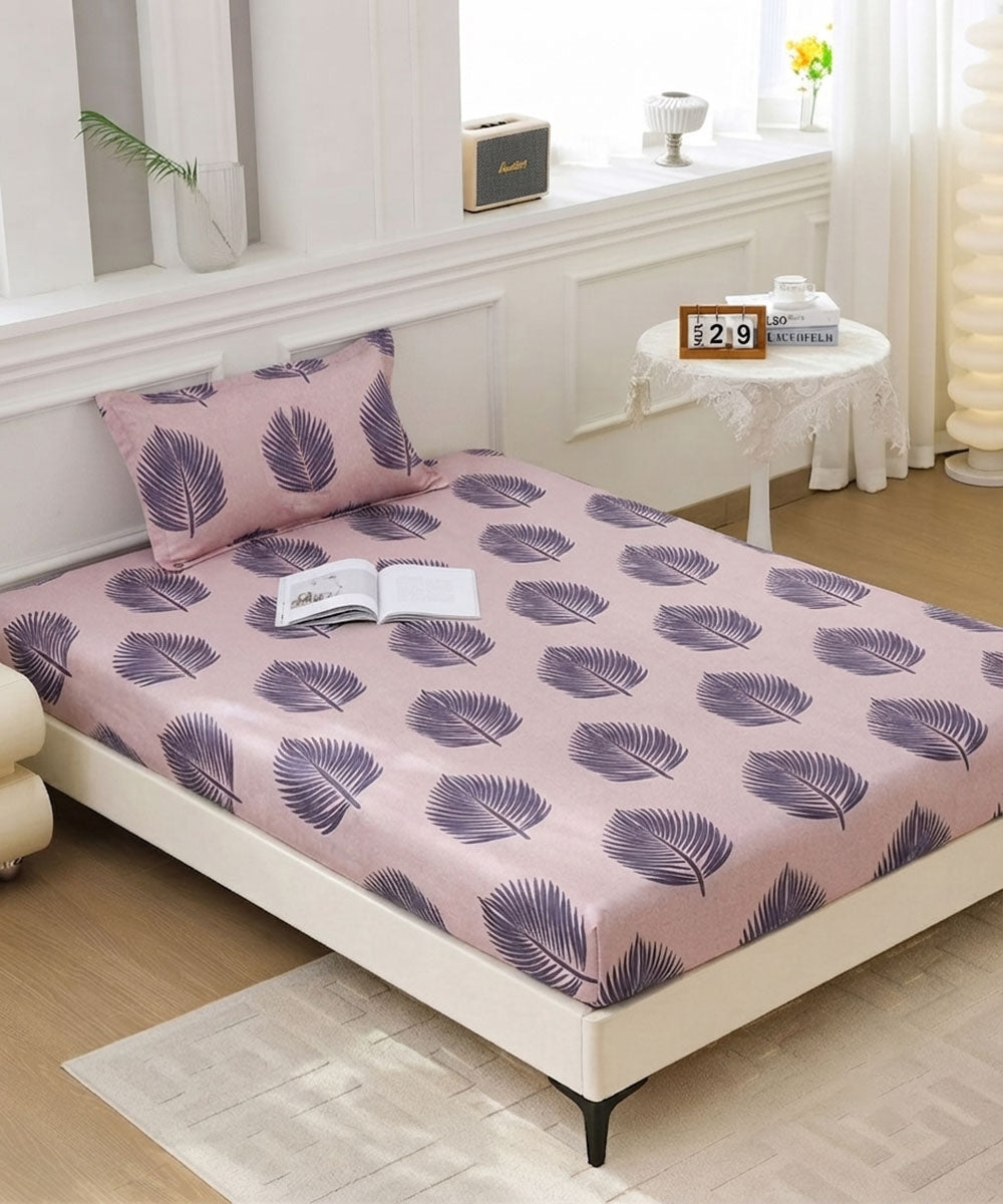 Earthy Elegance Single Bedsheet With 1 Pillow Cover