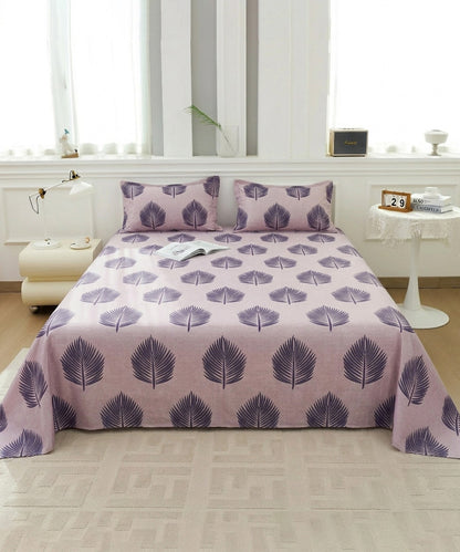 Earthy Elegance Bedsheet With Pillow Covers