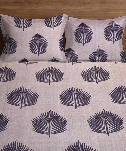 Earthy Elegance King Size Bedsheet With 2 Pillow Cover