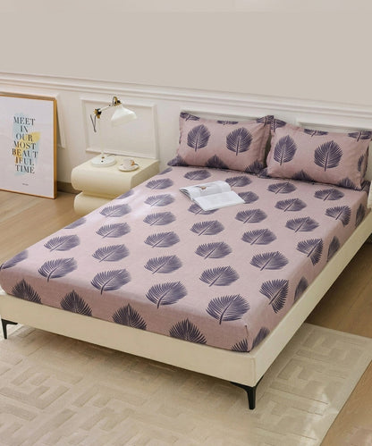 Earthy Elegance Bedsheet With Pillow Covers