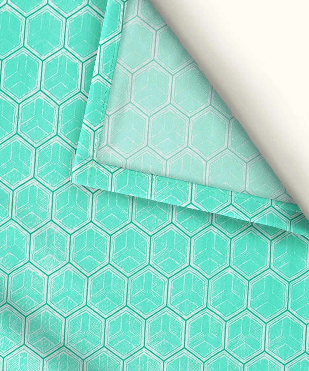 Hexa Bliss King Size Bedsheet With 2 Pillow Cover