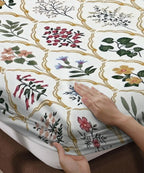 Persian Grace flat Bedsheet With Pillow Covers