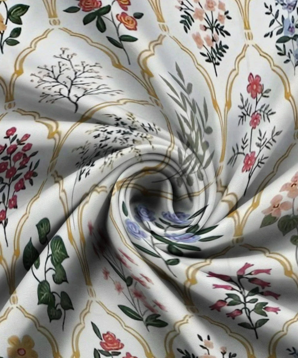 Persian Grace flat Bedsheet With Pillow Covers