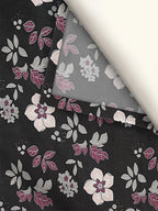 Dusky Bloom Flat Double Bedsheet With 2 Pillow Covers