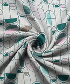 Modern Rounds Flat Bedsheet With Pillow Covers
