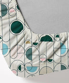 Modern Rounds Flat Double Bedsheet With 2 Pillow Covers