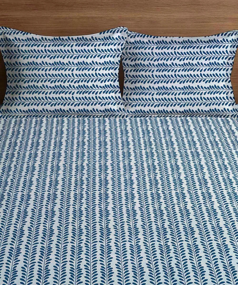 Arctic Grove King Size Bedsheet With 2 Pillow Cover