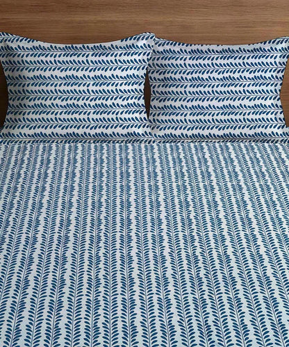 Arctic Grove King Size Bedsheet With 2 Pillow Cover