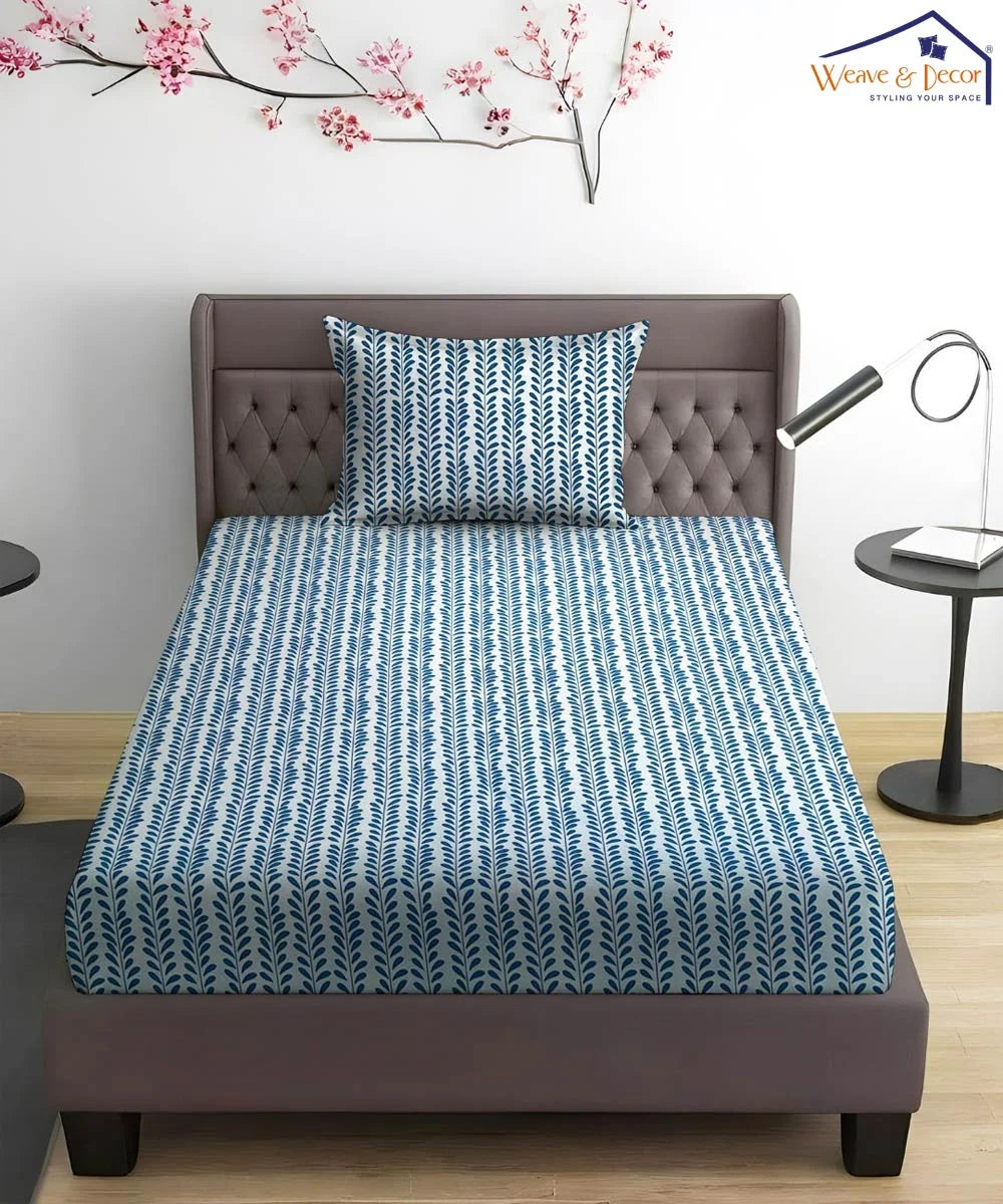 Arctic Grove King Size Bedsheet With 2 Pillow Cover