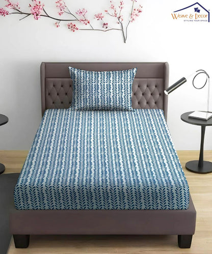Arctic Grove King Size Bedsheet With 2 Pillow Cover