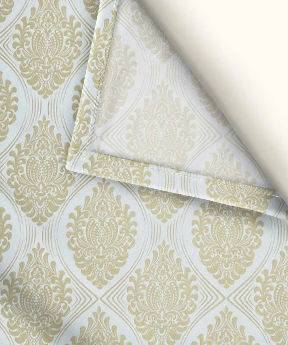 Vintage Crest King Size Bedsheet With 2 Pillow Cover