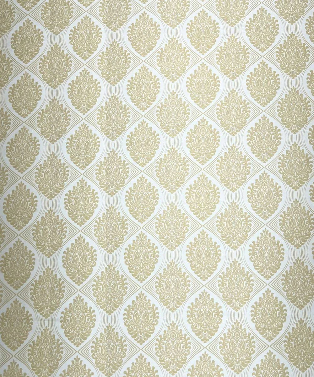 Vintage Crest King Size Bedsheet With 2 Pillow Cover